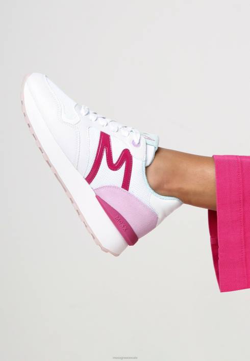 γυναίκες Mexx sneaker juju λευκό ροζ BR0F235