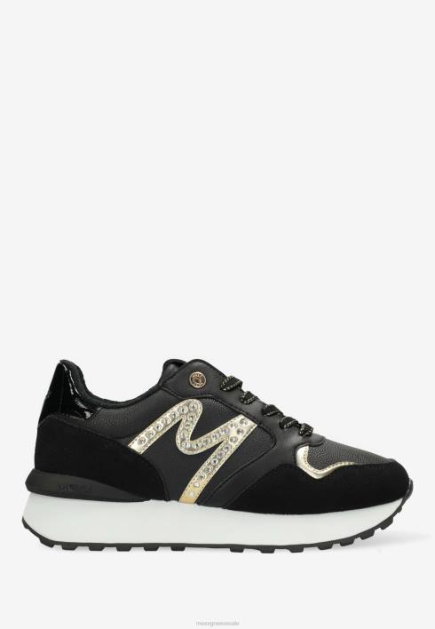 γυναίκες Mexx sneaker juju- spark black/gold schwarz BR0F348