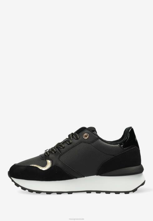 γυναίκες Mexx sneaker juju- spark black/gold schwarz BR0F348