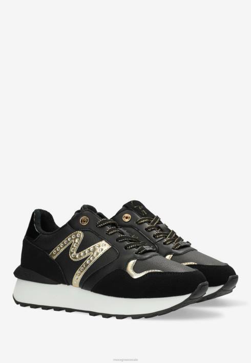 γυναίκες Mexx sneaker juju- spark black/gold schwarz BR0F348