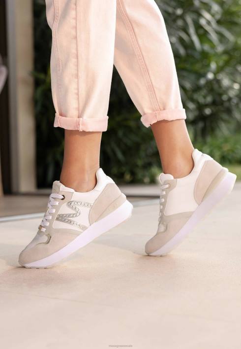 γυναίκες Mexx sneaker juju spark off white/άμμος χρυσός BR0F232