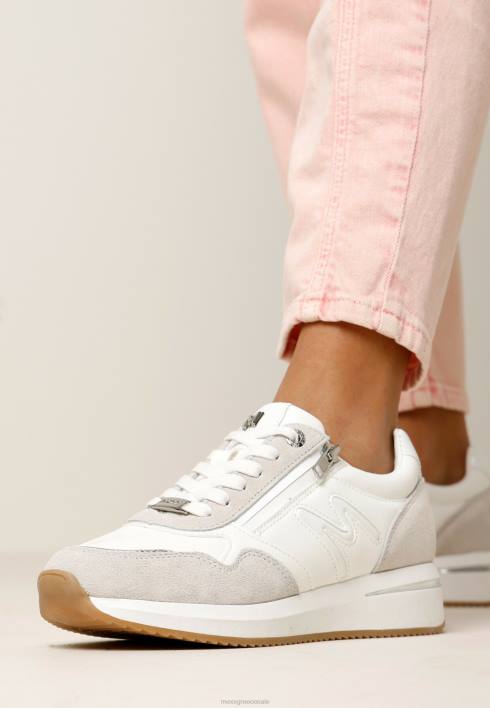 γυναίκες Mexx sneaker lente άσπρο BR0F342