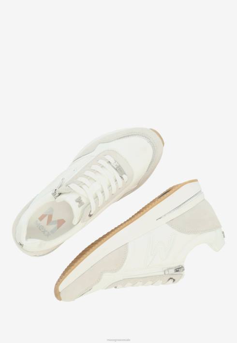 γυναίκες Mexx sneaker lente άσπρο BR0F342