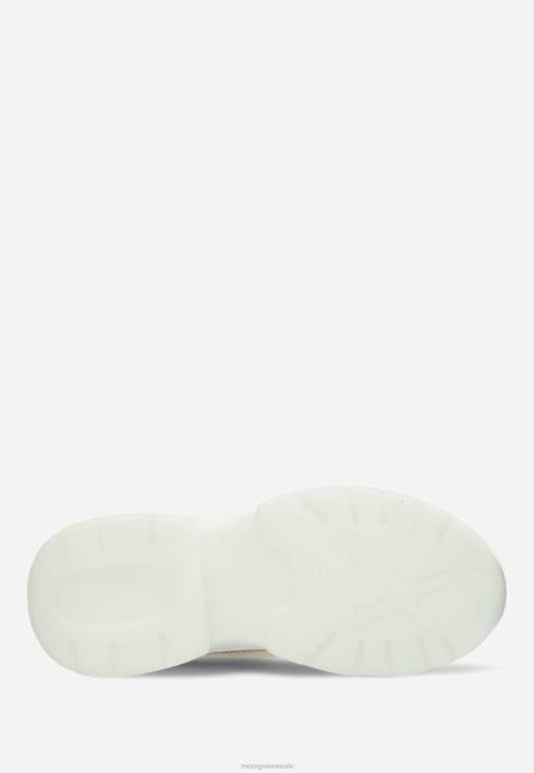 γυναίκες Mexx sneaker loyce μπεζ ροζ BR0F260