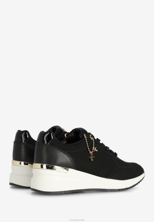 γυναίκες Mexx sneaker γυάλινο μαύρο schwarz BR0F318