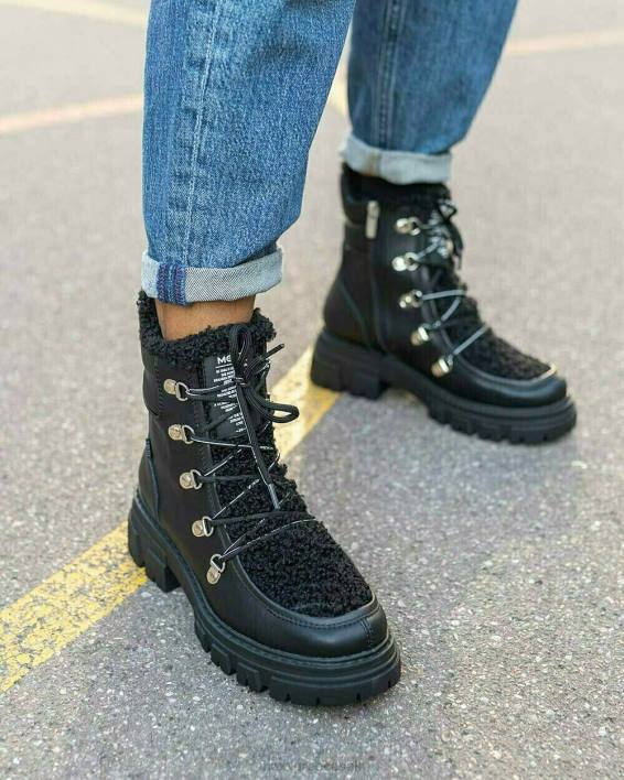 γυναίκες Mexx μποτάκι κρύο μαύρο schwarz BR0F390