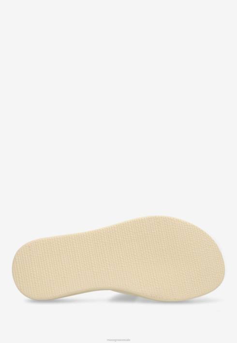 γυναίκες Mexx σανδάλι λωτός σε λευκό μπεζ BR0F255