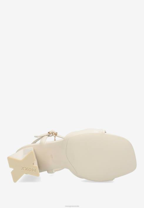 γυναίκες Mexx πέδιλο με τακούνι lauren βότσαλο άσπρο BR0F324