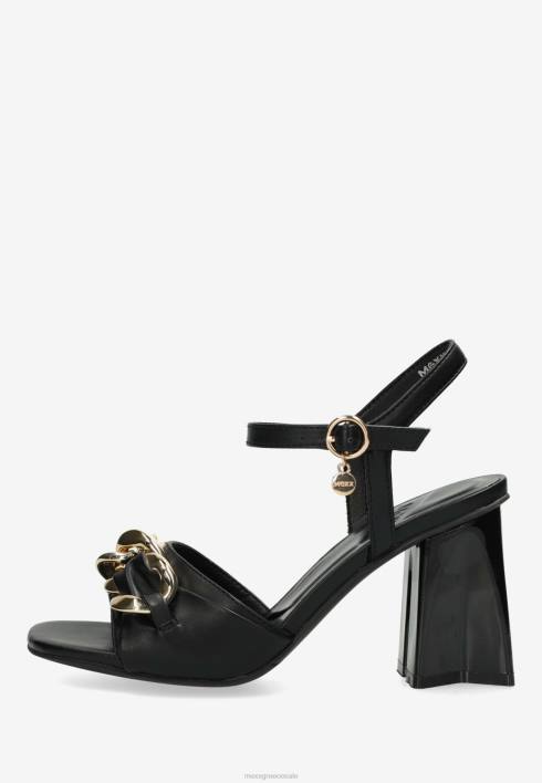 γυναίκες Mexx πέδιλο με τακούνι lauren μαύρο schwarz BR0F323