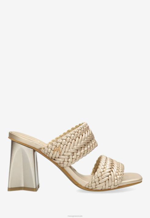 γυναίκες Mexx πέδιλο με τακούνι lilah χρυσός BR0F236