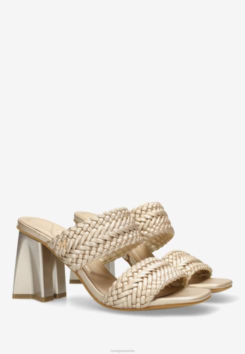 γυναίκες Mexx πέδιλο με τακούνι lilah χρυσός BR0F236