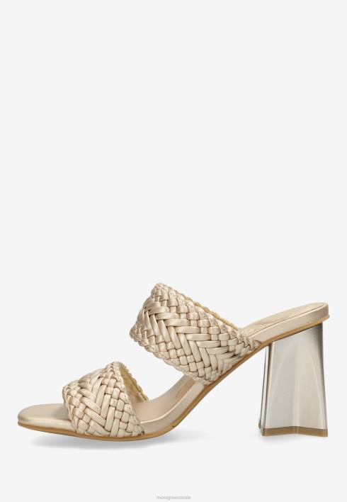 γυναίκες Mexx πέδιλο με τακούνι lilah χρυσός BR0F236