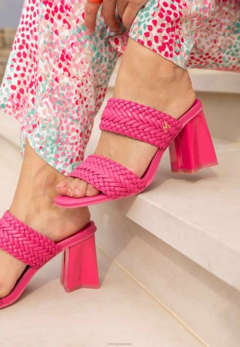 γυναίκες Mexx πέδιλο με τακούνι lilah φούξια ροζ BR0F241