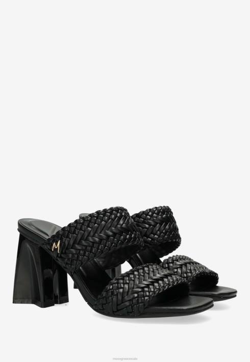 γυναίκες Mexx πέδιλο με τακούνι lilah μαύρο schwarz BR0F240