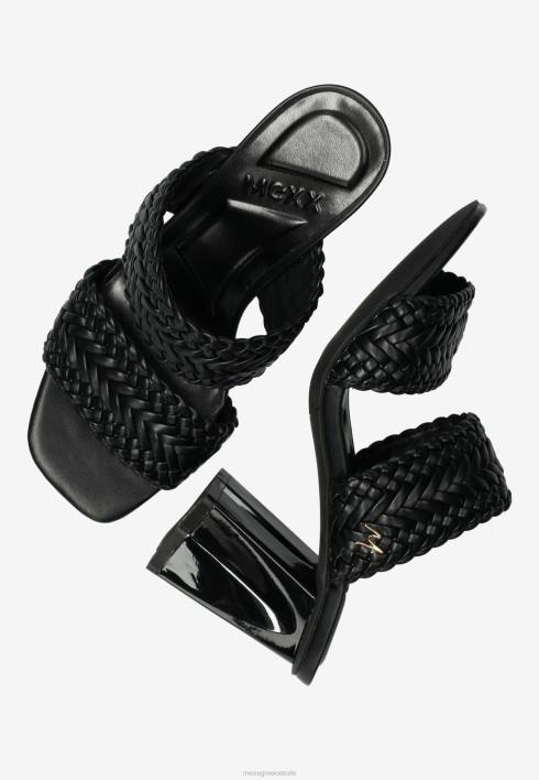 γυναίκες Mexx πέδιλο με τακούνι lilah μαύρο schwarz BR0F240