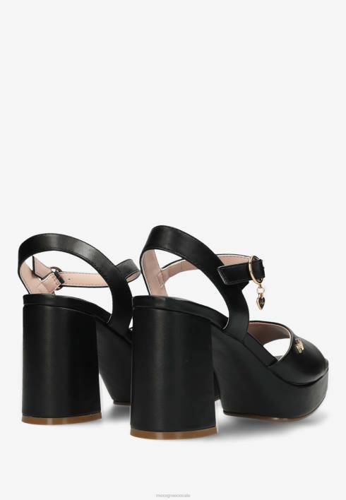 γυναίκες Mexx πέδιλο με τακούνι lou μαύρο schwarz BR0F292