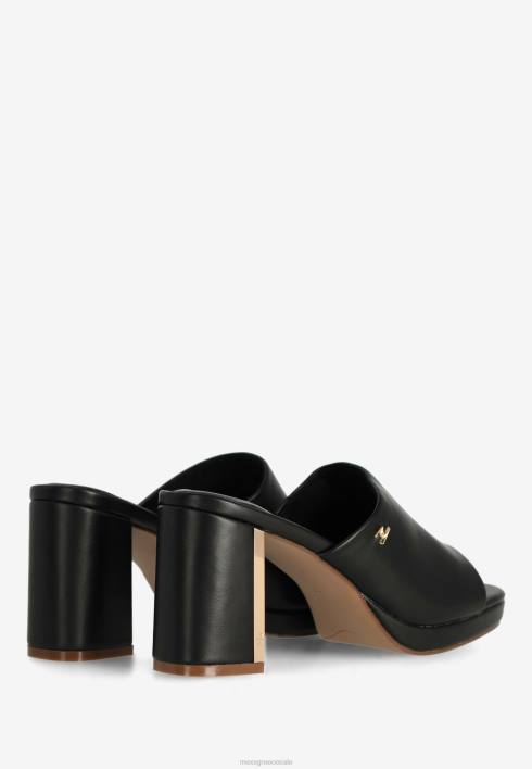 γυναίκες Mexx πέδιλο με τακούνι lulu μαύρο schwarz BR0F349