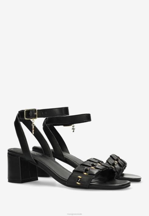 γυναίκες Mexx πέδιλο με τακούνι lynke μαύρο schwarz BR0F583