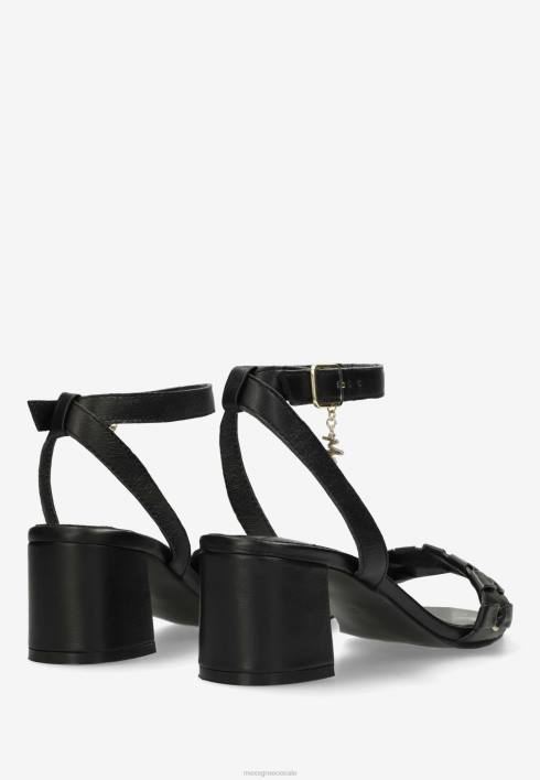 γυναίκες Mexx πέδιλο με τακούνι lynke μαύρο schwarz BR0F583