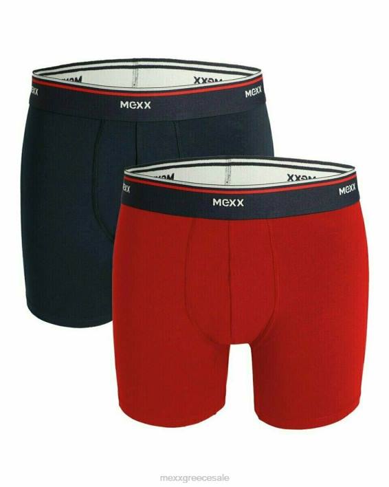 άνδρες Mexx μποξερσορτς 2-pack navy/κόκκινο πολύχρωμο BR0F643
