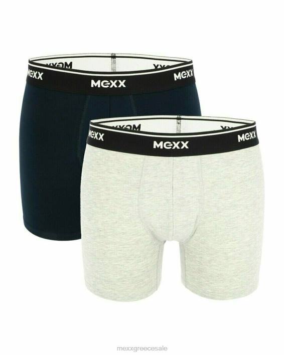 άνδρες Mexx μποξερσορτς 2-pack navy/grey melee πολύχρωμο BR0F641