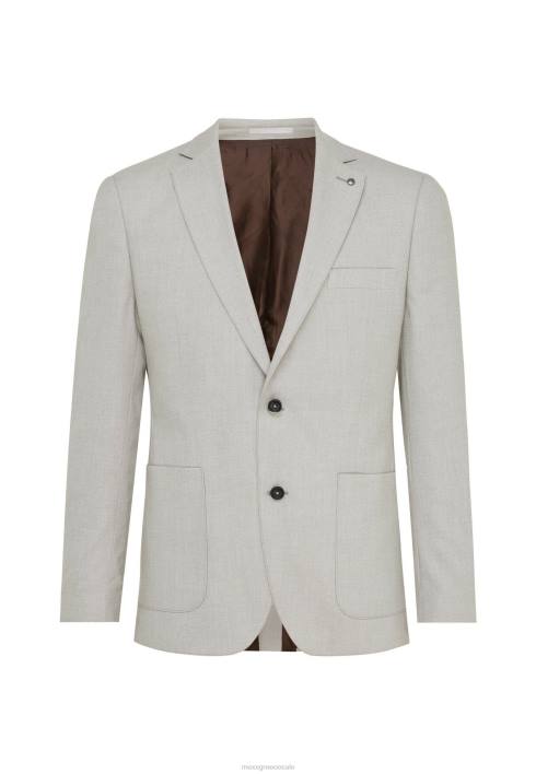 άνδρες Mexx ελαστικό ύφασμα μονόστομο blazer άμμο μπεζ BR0F469