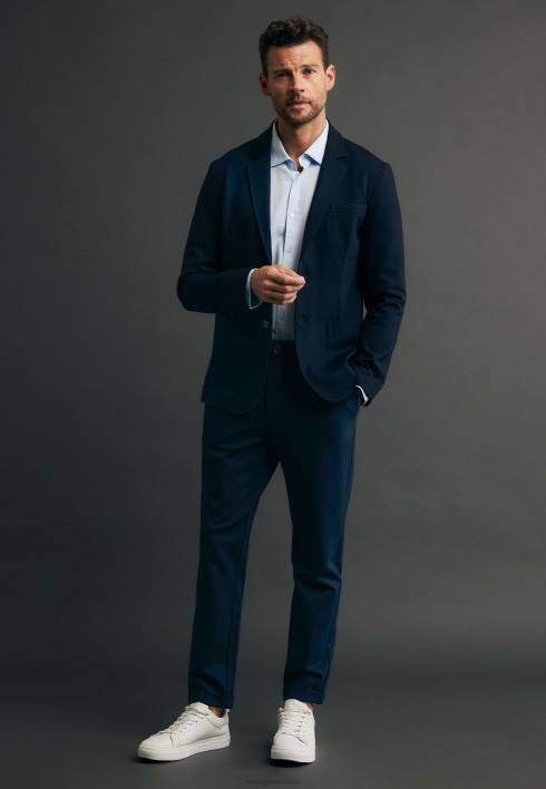 άνδρες Mexx stretch blazer navy μπλε BR0F463