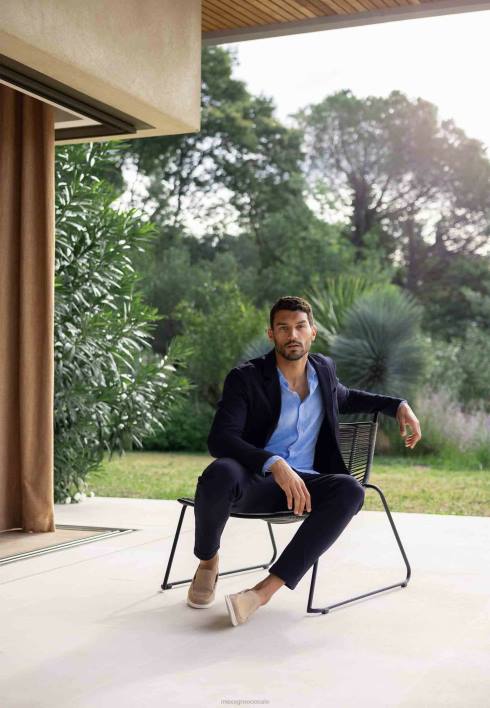 άνδρες Mexx stretch blazer navy μπλε BR0F463