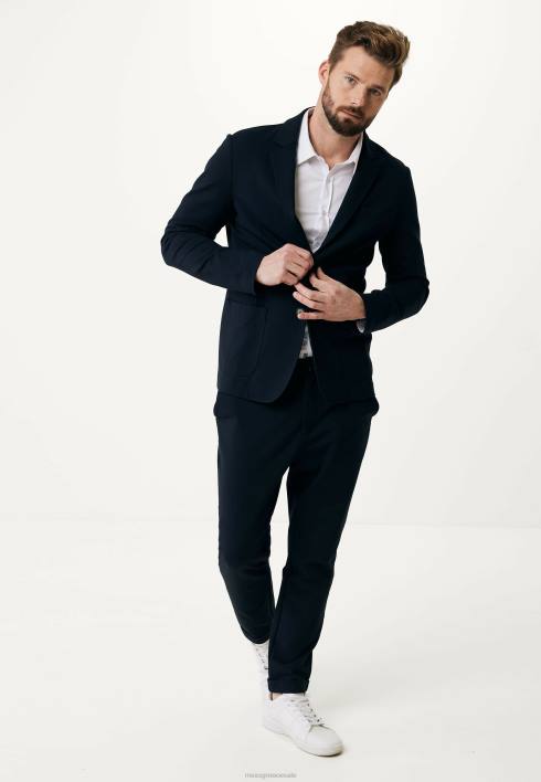 άνδρες Mexx stretch blazer navy μπλε BR0F463