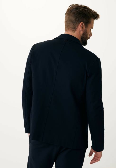 άνδρες Mexx stretch blazer navy μπλε BR0F463