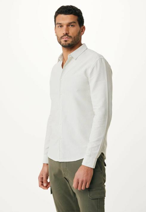 άνδρες Mexx πουκάμισο της Οξφόρδης πράσινος BR0F520