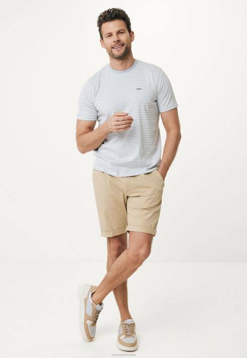 άνδρες Mexx μπλουζάκι ριγέ φωτιστικό μπλε BR0F513