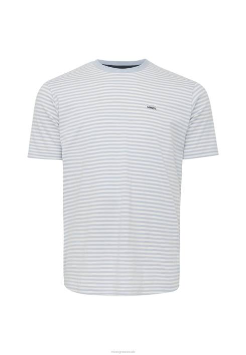 άνδρες Mexx μπλουζάκι ριγέ φωτιστικό μπλε BR0F513