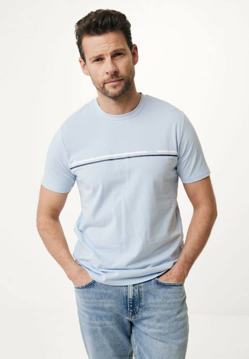 άνδρες Mexx φως μπλουζάκι μπλε BR0F517