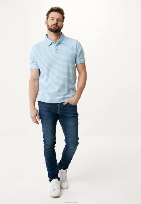 άνδρες Mexx ριγέ φως πόλο μπλε BR0F525
