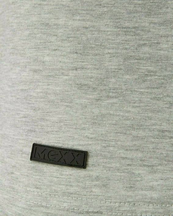 άνδρες Mexx μπλουζάκι με στρογγυλή λαιμόκοψη γκρί BR0F648