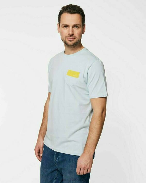 άνδρες Mexx Φωτιστικό μπλουζάκι με λαιμόκοψη μπλε BR0F736