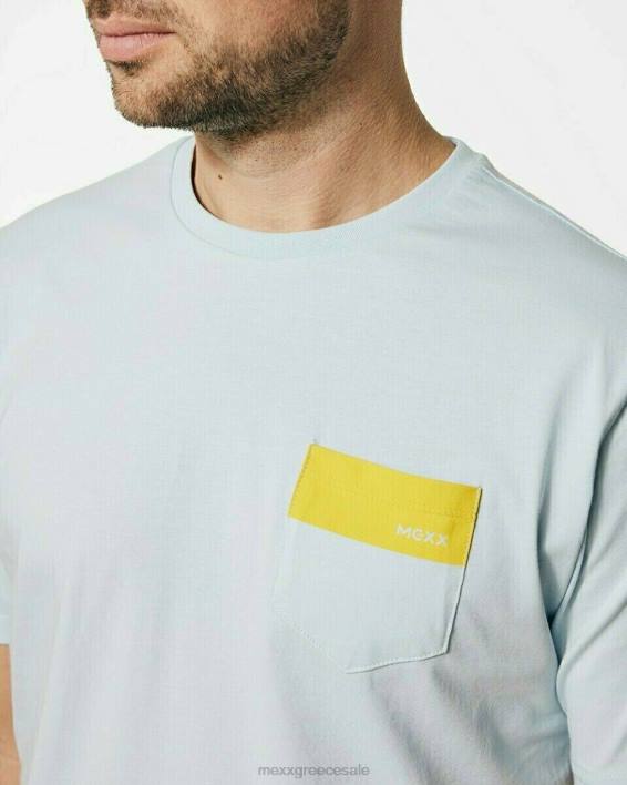 άνδρες Mexx Φωτιστικό μπλουζάκι με λαιμόκοψη μπλε BR0F736