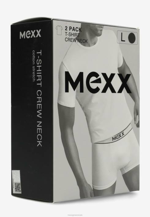 άνδρες Mexx T-shirt ss crew λαιμόκοψη 2-pack μαύρος BR0F540