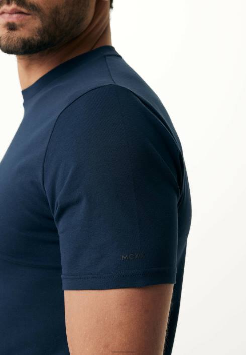 άνδρες Mexx μπλουζάκι oliver navy μπλε BR0F557
