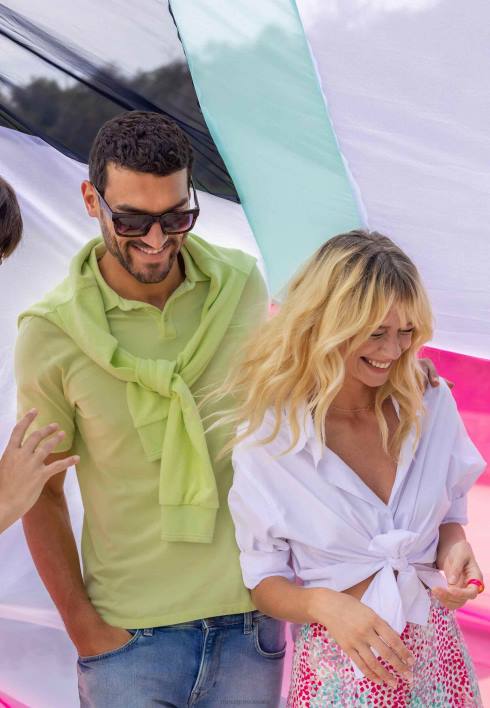 άνδρες Mexx κοντομάνικο polo lime βαμβάκι BR0F479