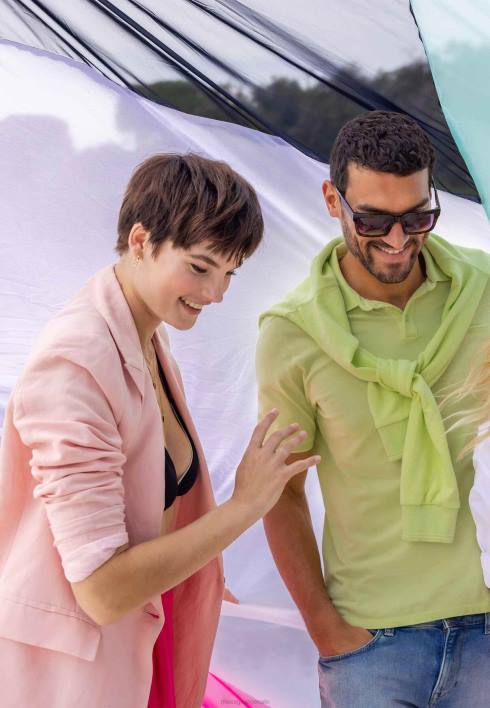 άνδρες Mexx κοντομάνικο polo lime βαμβάκι BR0F479