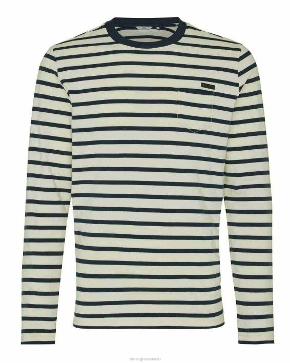 άνδρες Mexx ριγέ μπλουζάκι s off άσπρο BR0F608