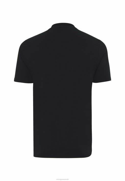 άνδρες Mexx μπλουζάκι με κοντομάνικο λαστιχένιο στάμπα μαύρο schwarz BR0F490