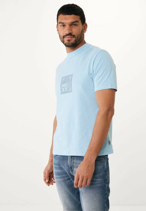 άνδρες Mexx μπλουζάκι κοντομάνικο φρέσκο ​​μπλε schwarz BR0F495