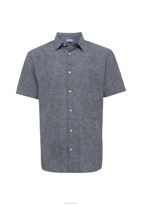 άνδρες Mexx λινό μπλουζάκι κοντομάνικο μαύρο schwarz BR0F503