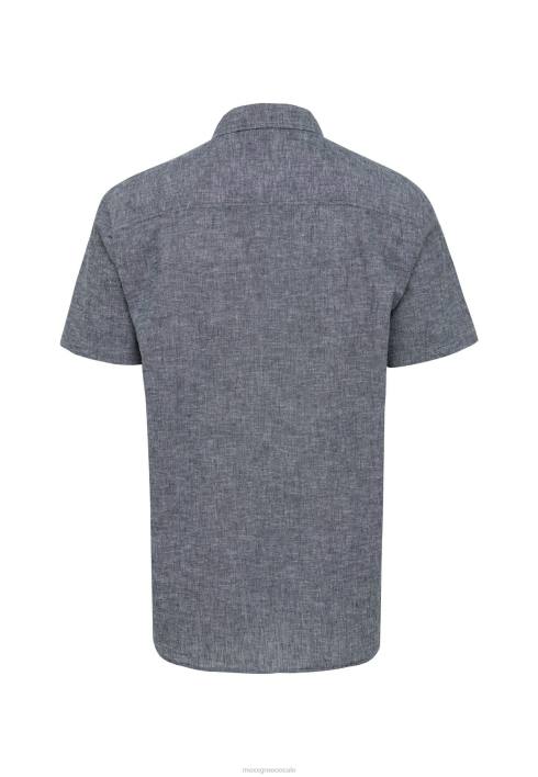 άνδρες Mexx λινό μπλουζάκι κοντομάνικο μαύρο schwarz BR0F503