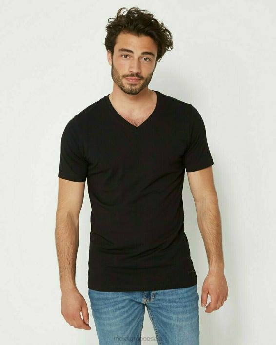 άνδρες Mexx μπλουζάκι μαύρο schwarz BR0F642