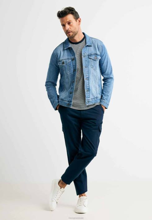 άνδρες Mexx t-shirt ριγέ ναυτικό μπλε BR0F519