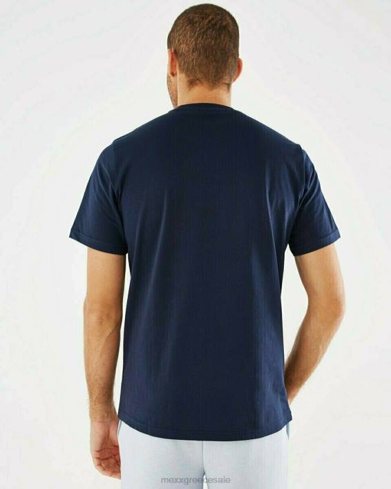 άνδρες Mexx t-shirt crewneck navy μπλε BR0F587